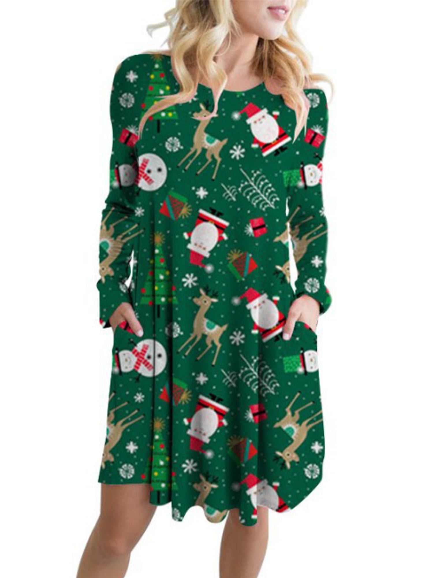 Plus Size Christmas Dress for Women ...